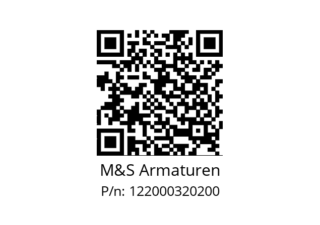   M&S Armaturen 122000320200