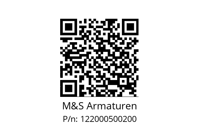   M&S Armaturen 122000500200