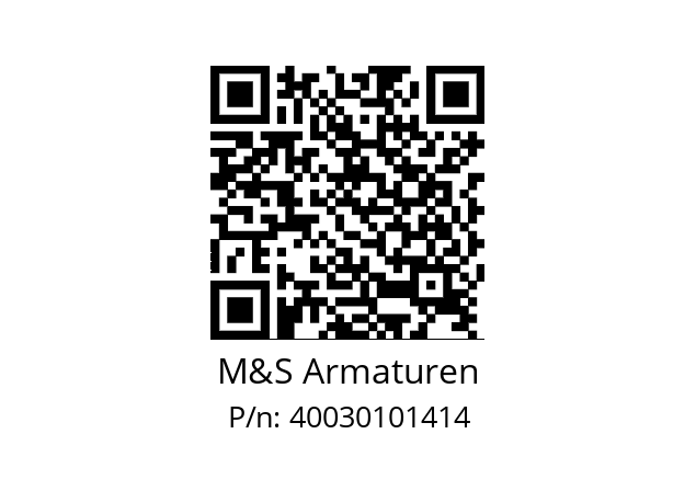   M&S Armaturen 40030101414