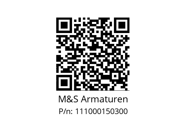   M&S Armaturen 111000150300