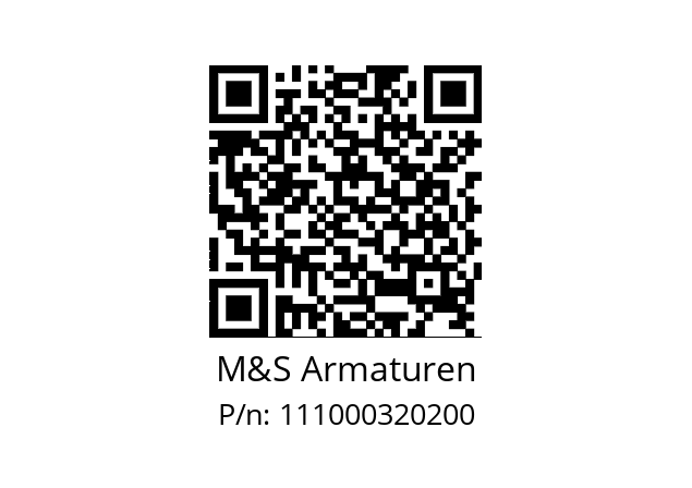   M&S Armaturen 111000320200