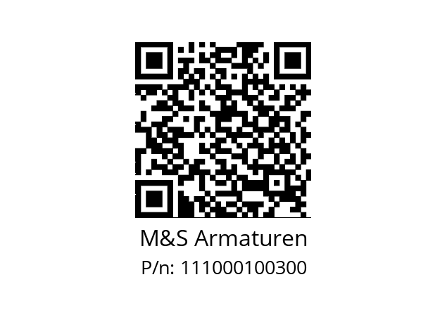   M&S Armaturen 111000100300