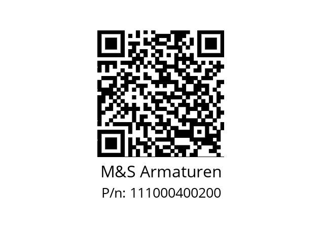   M&S Armaturen 111000400200