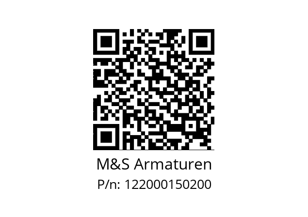   M&S Armaturen 122000150200