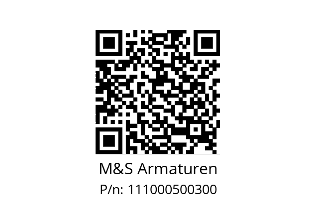   M&S Armaturen 111000500300