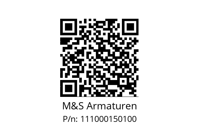   M&S Armaturen 111000150100