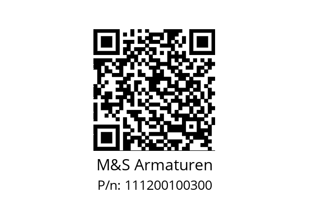   M&S Armaturen 111200100300