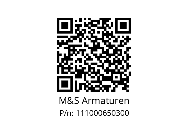   M&S Armaturen 111000650300