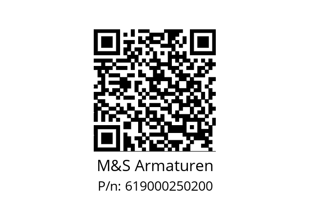   M&S Armaturen 619000250200