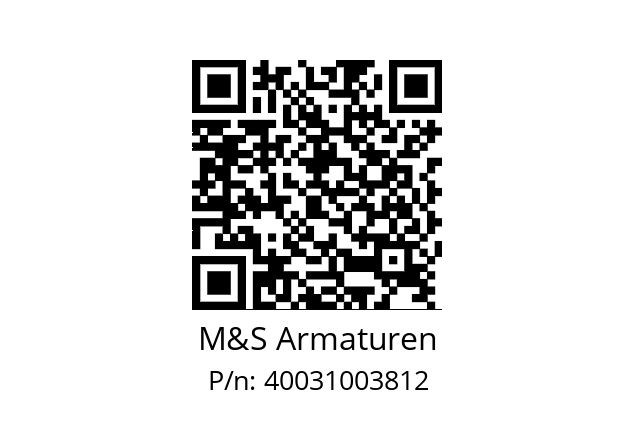   M&S Armaturen 40031003812