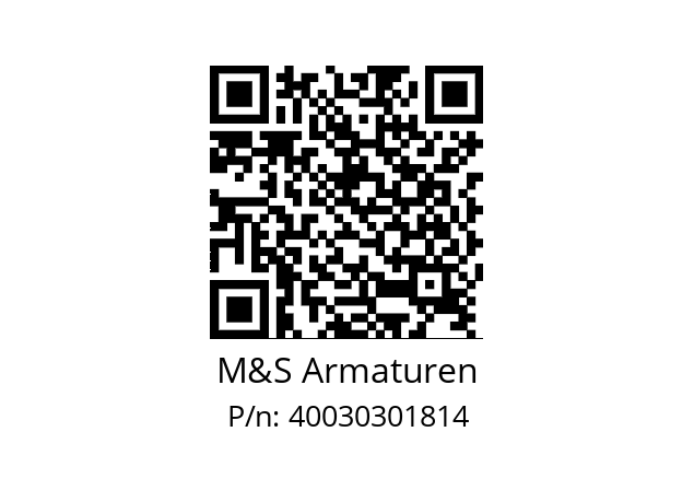   M&S Armaturen 40030301814