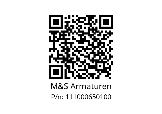   M&S Armaturen 111000650100