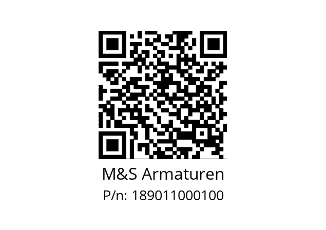   M&S Armaturen 189011000100