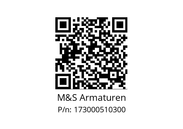   M&S Armaturen 173000510300