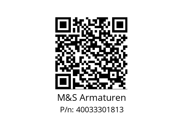   M&S Armaturen 40033301813