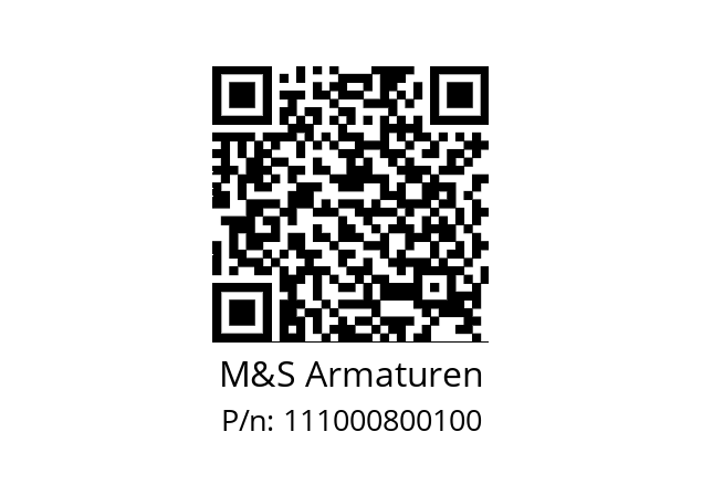   M&S Armaturen 111000800100