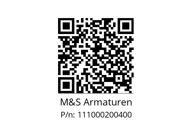   M&S Armaturen 111000200400