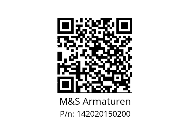   M&S Armaturen 142020150200