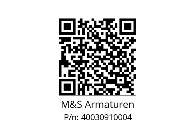   M&S Armaturen 40030910004