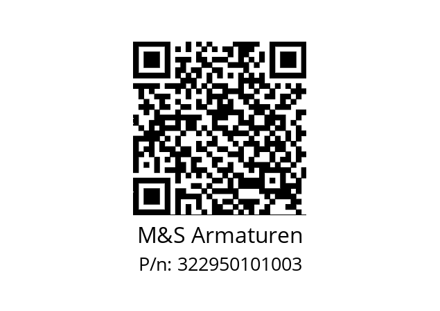   M&S Armaturen 322950101003