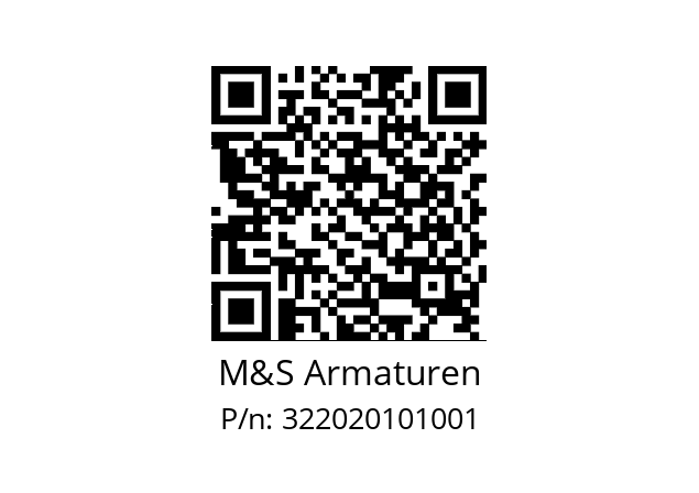   M&S Armaturen 322020101001