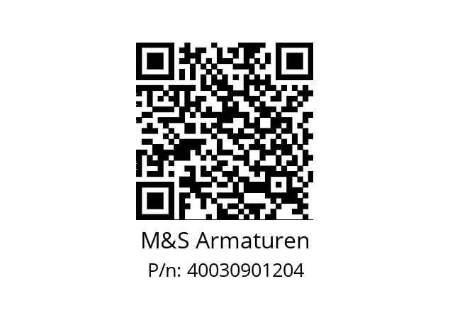   M&S Armaturen 40030901204