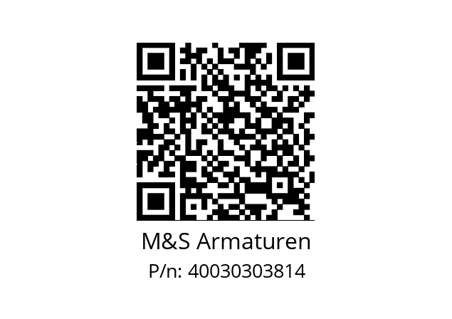   M&S Armaturen 40030303814