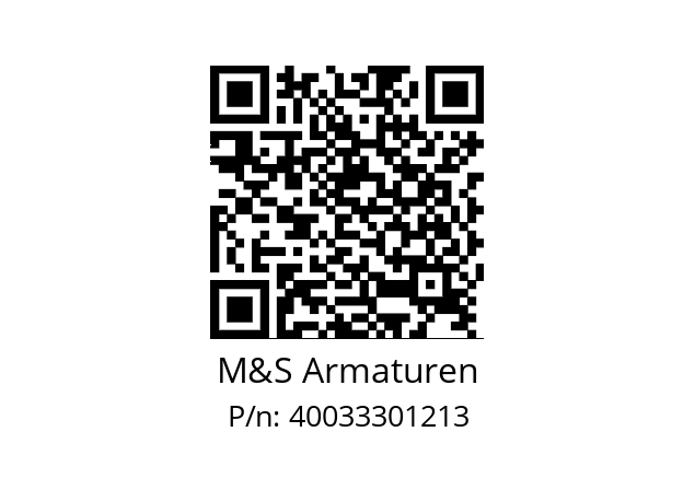   M&S Armaturen 40033301213