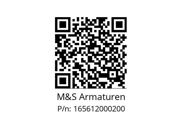   M&S Armaturen 165612000200