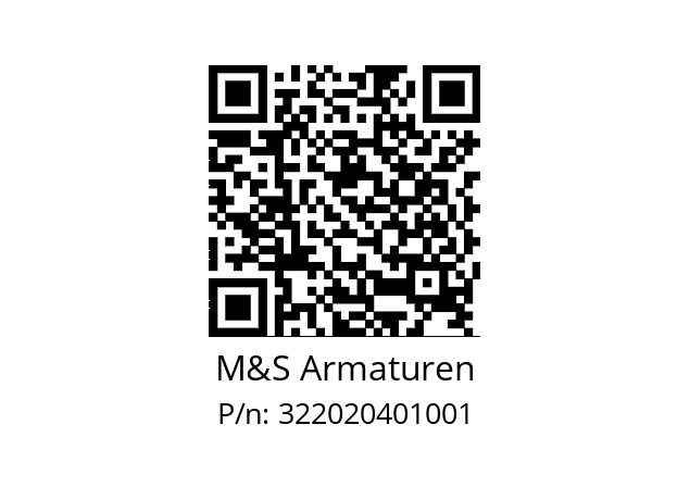   M&S Armaturen 322020401001