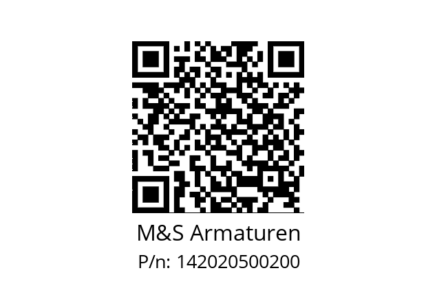   M&S Armaturen 142020500200