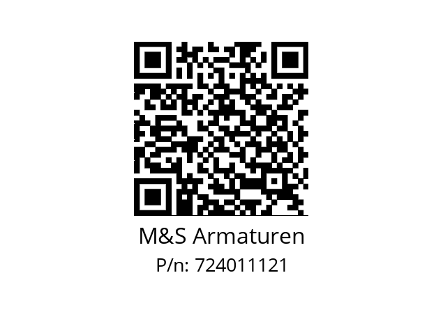   M&S Armaturen 724011121