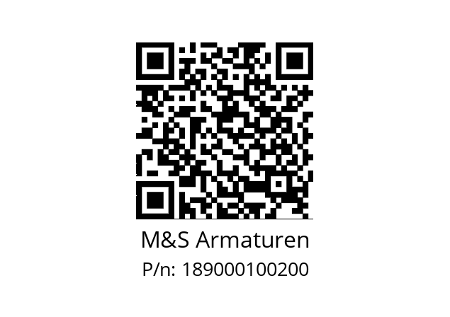   M&S Armaturen 189000100200