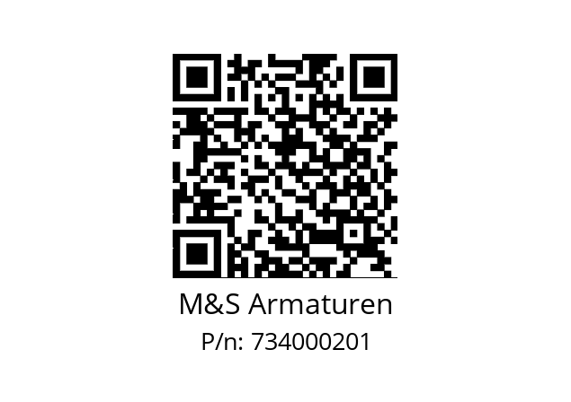   M&S Armaturen 734000201