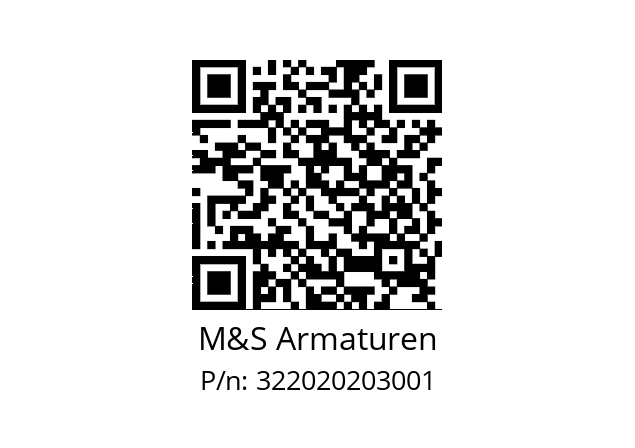   M&S Armaturen 322020203001