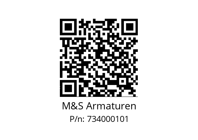   M&S Armaturen 734000101