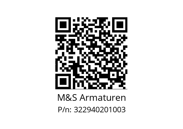   M&S Armaturen 322940201003