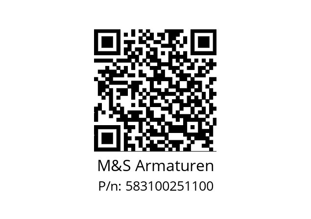   M&S Armaturen 583100251100