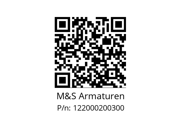   M&S Armaturen 122000200300