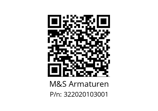   M&S Armaturen 322020103001