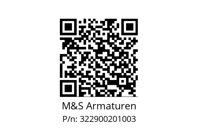   M&S Armaturen 322900201003