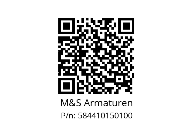   M&S Armaturen 584410150100