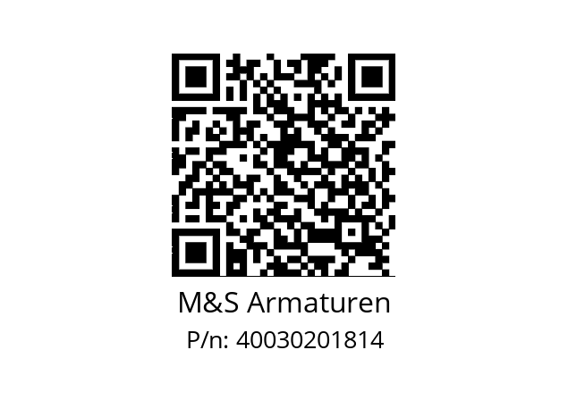   M&S Armaturen 40030201814