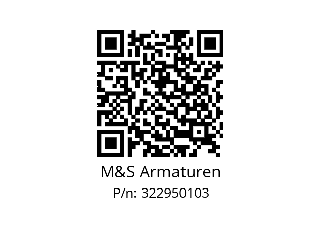   M&S Armaturen 322950103