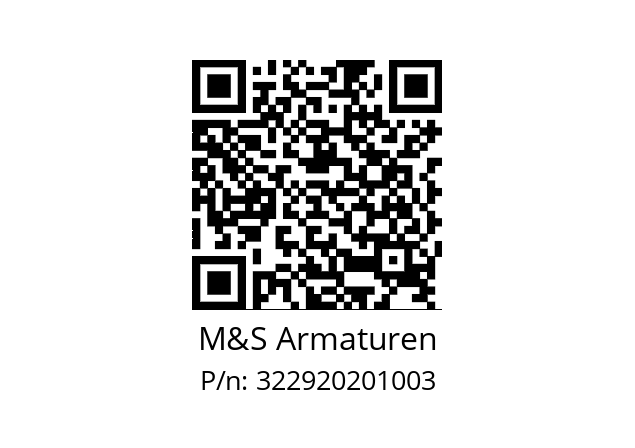   M&S Armaturen 322920201003