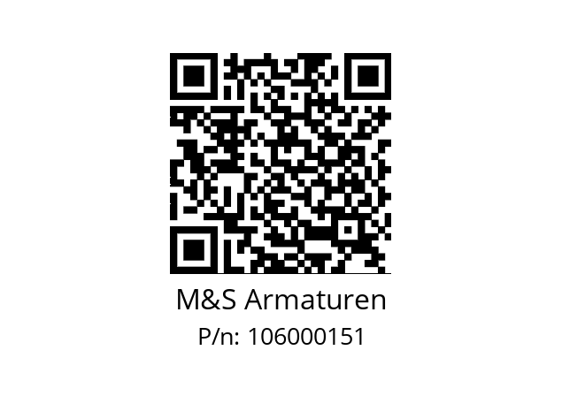   M&S Armaturen 106000151