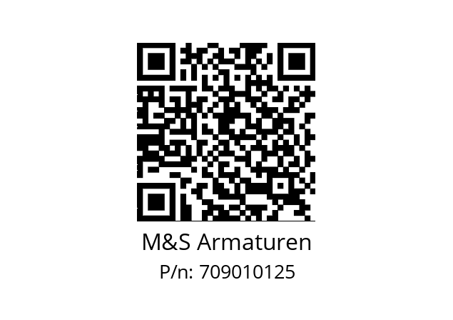   M&S Armaturen 709010125