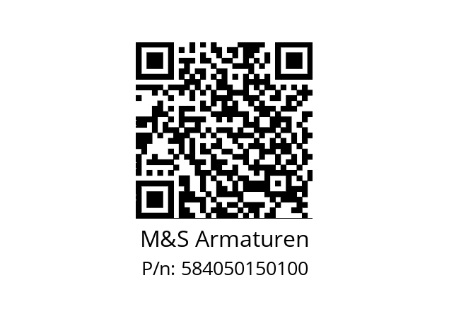   M&S Armaturen 584050150100