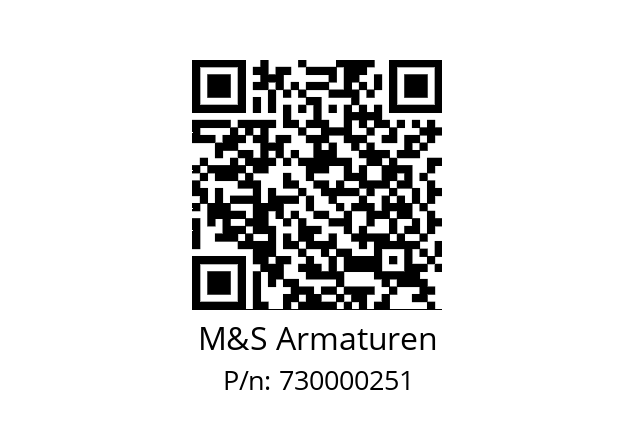   M&S Armaturen 730000251