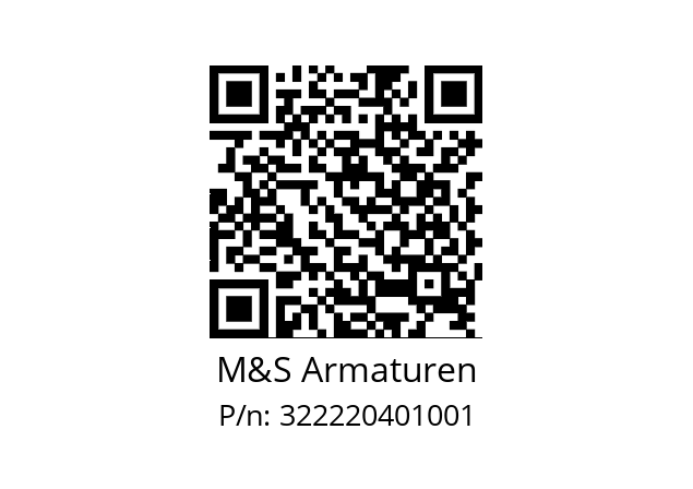   M&S Armaturen 322220401001